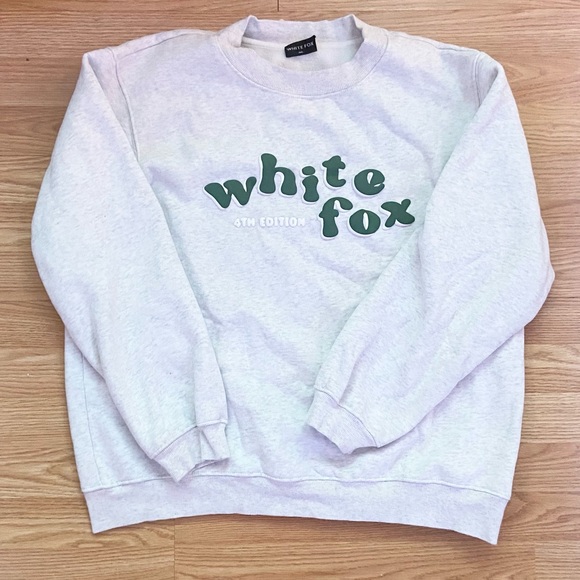 White fox sweatshirt - SOLD OUT ONLINE - Picture 2 of 4